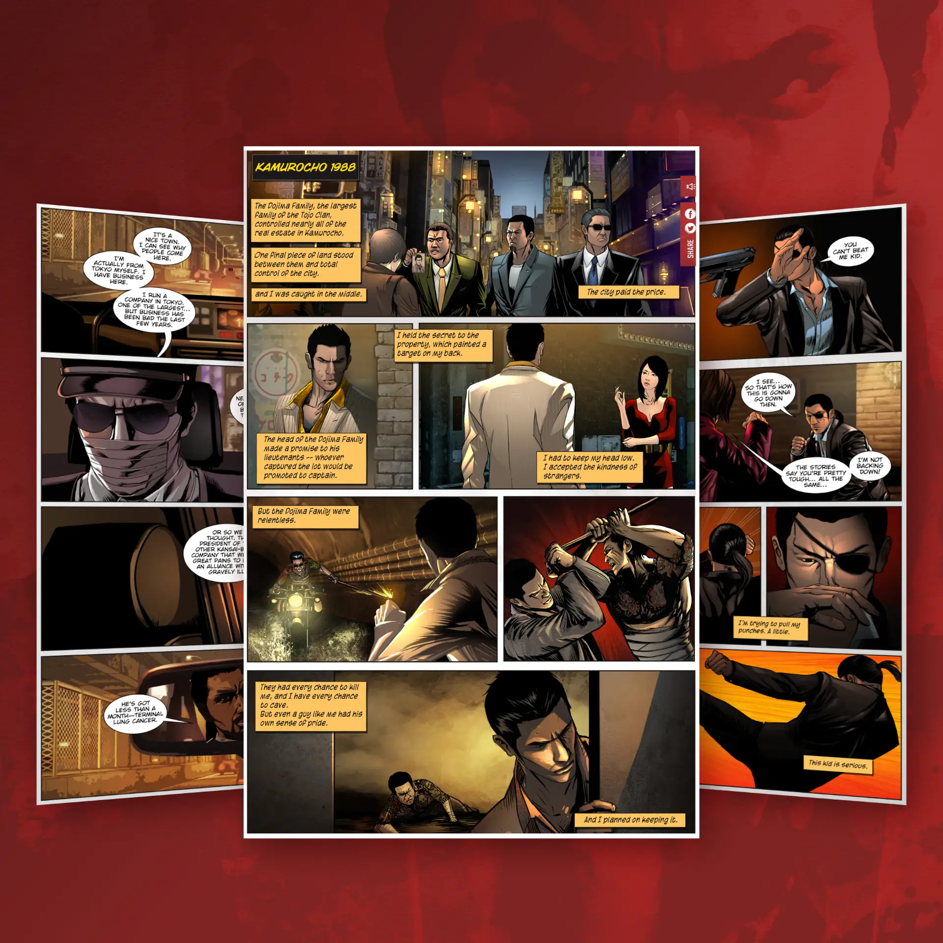 Sega Yakuza campaign detail
