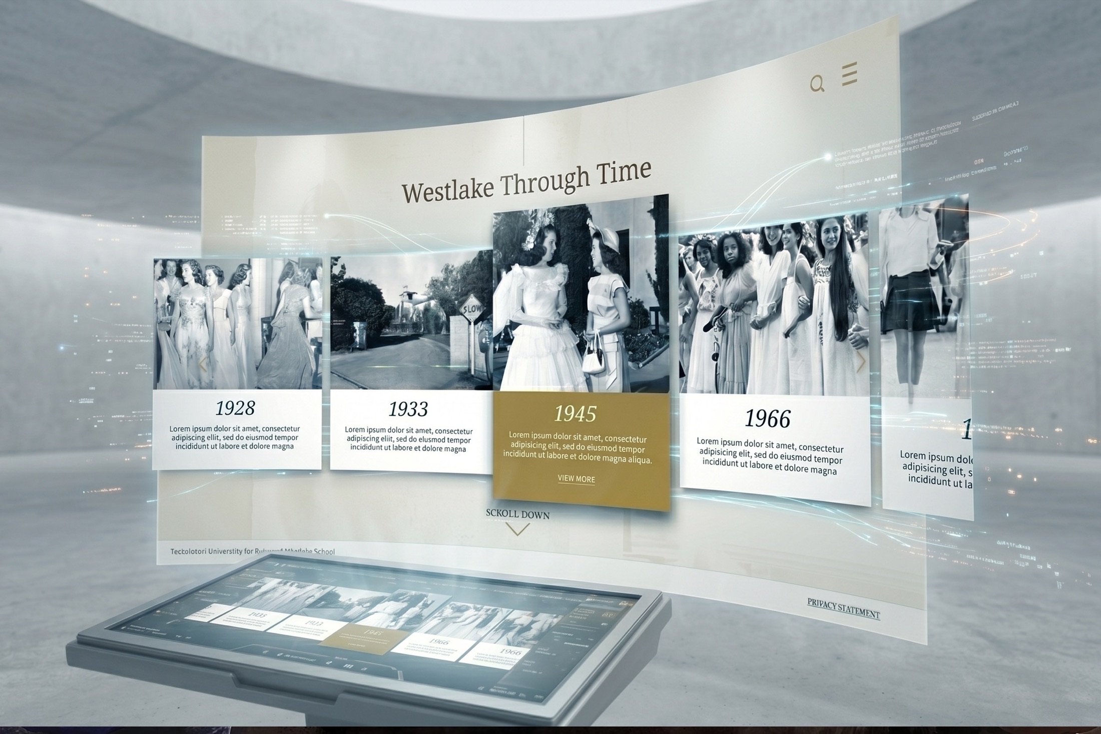 Harvard-Westlake Archives interactive archive detail